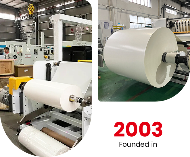 Lijmbanden en labels Jumbo Roll -fabrikant