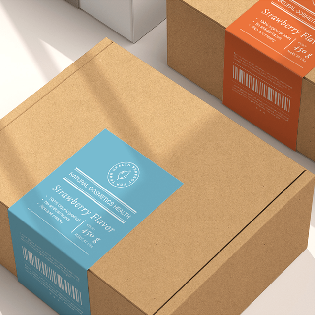 Houtvrij papieretiket